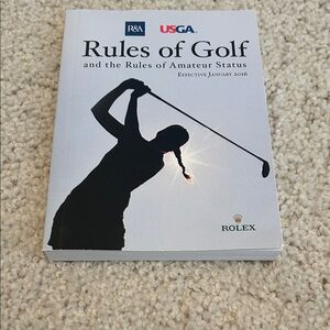 Rolex Rules of Golf Book - effective January 2016